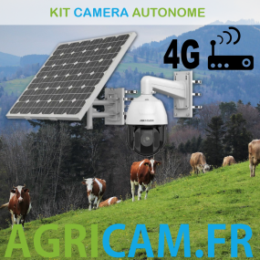 Kit caméra solaire PTZ 4MP  zoom x 25 connexion 4G, IA et vision de nuit jusqu'à 120 mètres Description :  La caméra sol