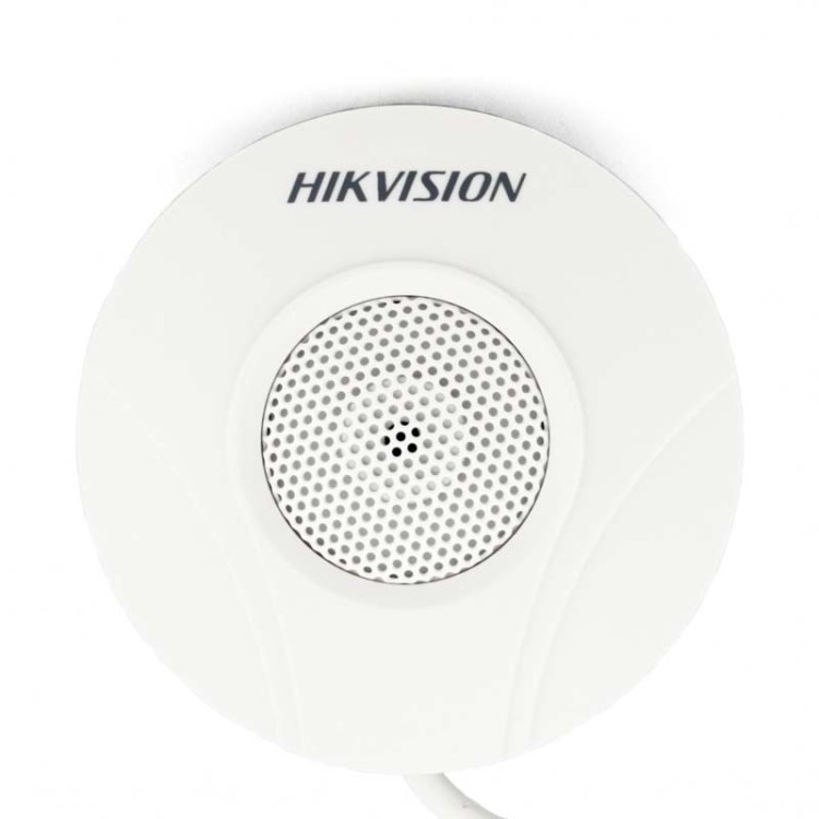 Microphone pour caméra IP équipée d'une connexion audio Ce micro Hikvision se connecte sur certains modèles de caméras I