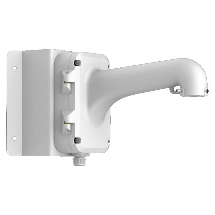 Support d'angle pour caméra dôme PTZ Hikvision Matière : Alliage aluminium Dimension : 465 mm × 206.8 mm × 261.8 mm Poid