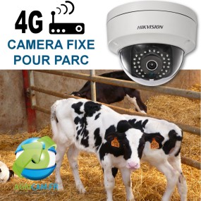 Kit de surveillance de parcs fermés réseau mobile 4G 1 an de support en ligne offert ! Ce Kit permet de surveiller à dis