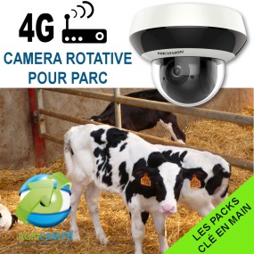 Pack de surveillance de parcs fermés réseau mobile 4G 1 an de support en ligne offert ! Ce Kit permet de surveiller à di