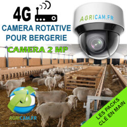 Camera Rotative Pour Bergerie 4 G 2MP